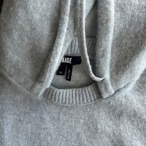 Paige light grey hoodie sweater